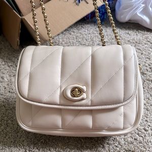 Coach Pillow Madison off white larger size